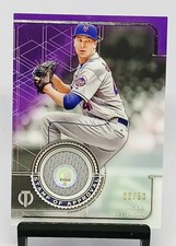 2019 Topps Tribute Jacob deGrom Stamp of Approval Relic Purple Parallel /50 