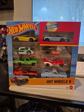 2025 Hot Wheels 8 Pack With Light Blue Chevy Silverado