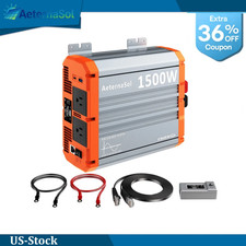 Pure Sine Wave 1500W 3000W Power Inverter 12V to 110V 120V Inverter Converter