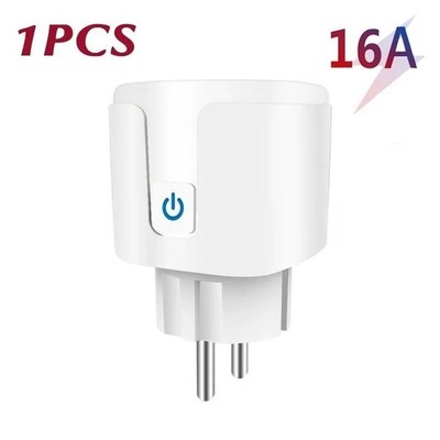 WiFi SMART STECKDOSE WIFI INTELLIGENTE 16A PLUG SCHALTER ENERGIEMESSUNG TUYA