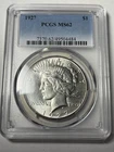 1927 PCGS MS62 Peace Silver Dollar
