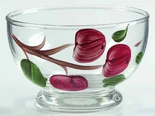 Blue Ridge Southern Pottery Crab Apple 8 Oz Glassware Sherbet 5896353