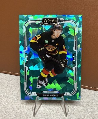 Quinn Hughes 2025-26 O-Pee-Chee Platinum #129 Turquoise Fragments /249