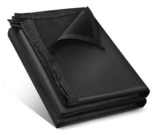 Waterproof Tarp Cover for Outdoor: Multi-Purpose Oxford Tarpaulin 5x6ft Black