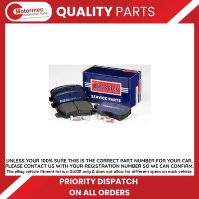 Borg & Beck rear brake pads - BBP1982