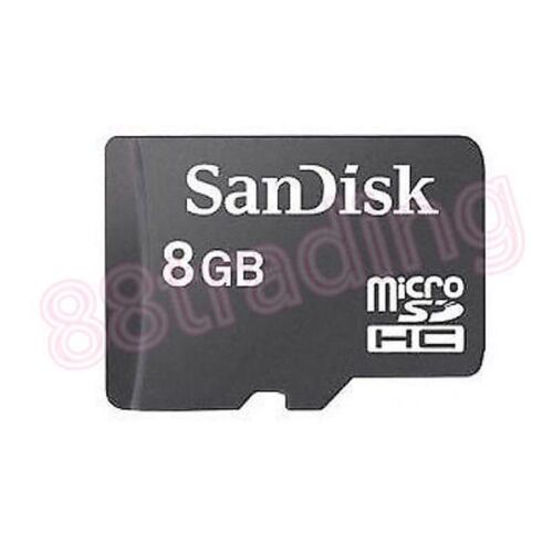 Neuf 8 Go San Disk Micro SD + lecteur de carte mémoire POUR TÉLÉPHONE MOBILE ET TABLETTE NOKIA - Photo 1/6