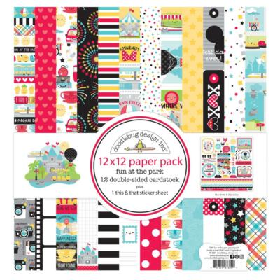 Doodlebug ~ FUN AT THE PARK ~ 12x12 Paper Pack