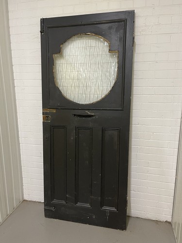 Reclaimed Victorian Edwardian Wooden Panel External Front Door 2130 x 915mm - Picture 16 of 19