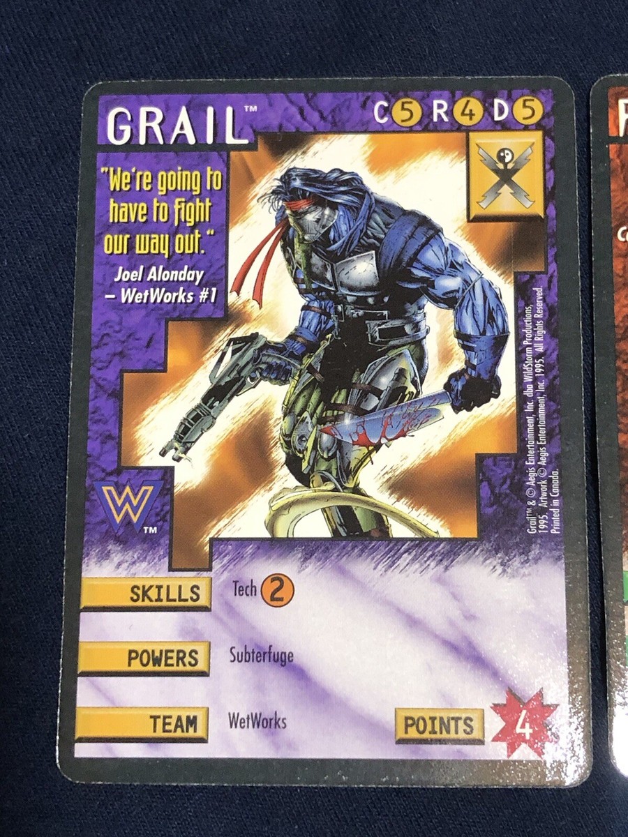 1995 Wildstorms Trading Card Game Grail Wetworks Promo NM | eBay