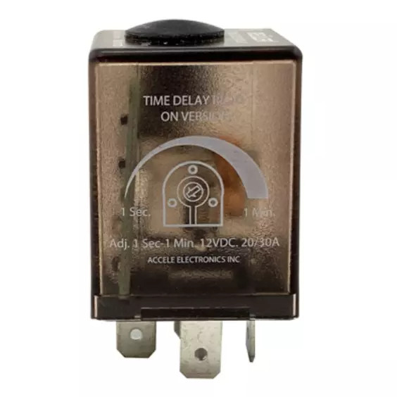 Accele BU-510TD 30 Amp Programmable Pulse Timer Relay with Delay Turn On / Off