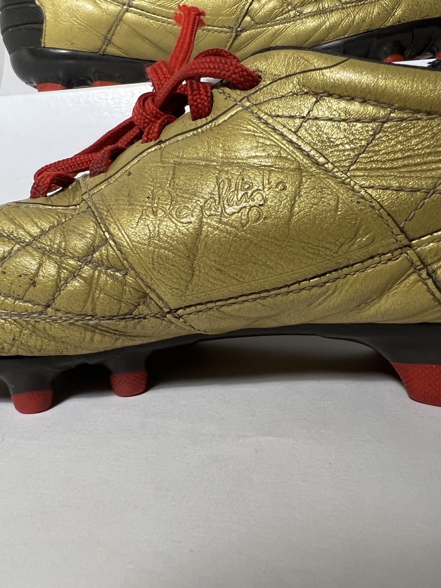 2009 Nike Ronaldinho Dois FG 324761 712 Gold Black Soccer Cleats Men’s Sz 7.5 2009 Nike Ronaldinho Dois FG 324761 712 Gold Black Soccer  main image 3