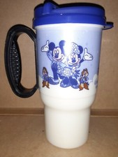 Walt Disney World 2007 Coca Cola Hard Plastic Cup With Slide Open Cover