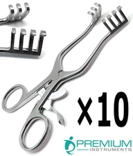 10 Pcs Surgical Weitlaner Retractor 5.5" Blunt 3x4 Prongs Veterinary Instruments