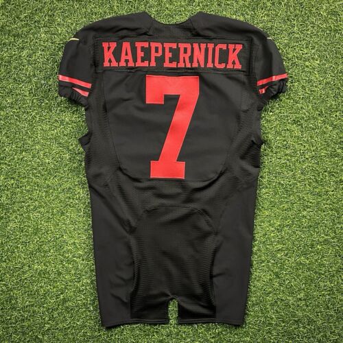 Uniforme de juego emitido por el equipo Nike NFL 2015 San Francisco 49ers Colin Kaepernick - Imagen 8 de 24