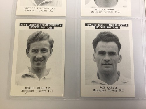 News Chronicle And Dispatch Stockport County c1955 Full Set of 17 Player Cards - Picture 7 of 14