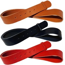 Interchangeable belt leather 4 cm cognac cowhide leather belt vegetable red brown blue
