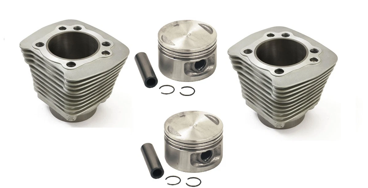 883 To 1200 Silver Cylinder Piston Big Bore Conversion Kit Harley Sportster 04