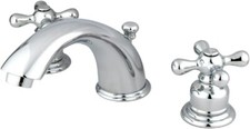 Kingston Brass KB971X Victorian Widespread Lavatory Faucet with Cross Handle