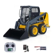 SM450 1/14 Hydraulic RC Skid-Steer Loader Metal Radio Control Truck Sound Light