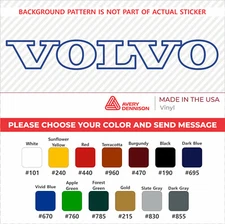 SEMI TRUCK VINYL DECAL VOLVO CONTOUR LARGE GRAPHIC