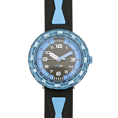 Flik Flak Blue Divers Watch 35mm Unisex Vintage