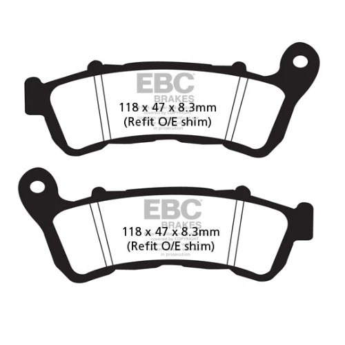 FITS Honda VFR 800 2006 - 2013 EBC Sintered FRONT Disc Brake Pads FA388HH *2 - Image 2 of 3