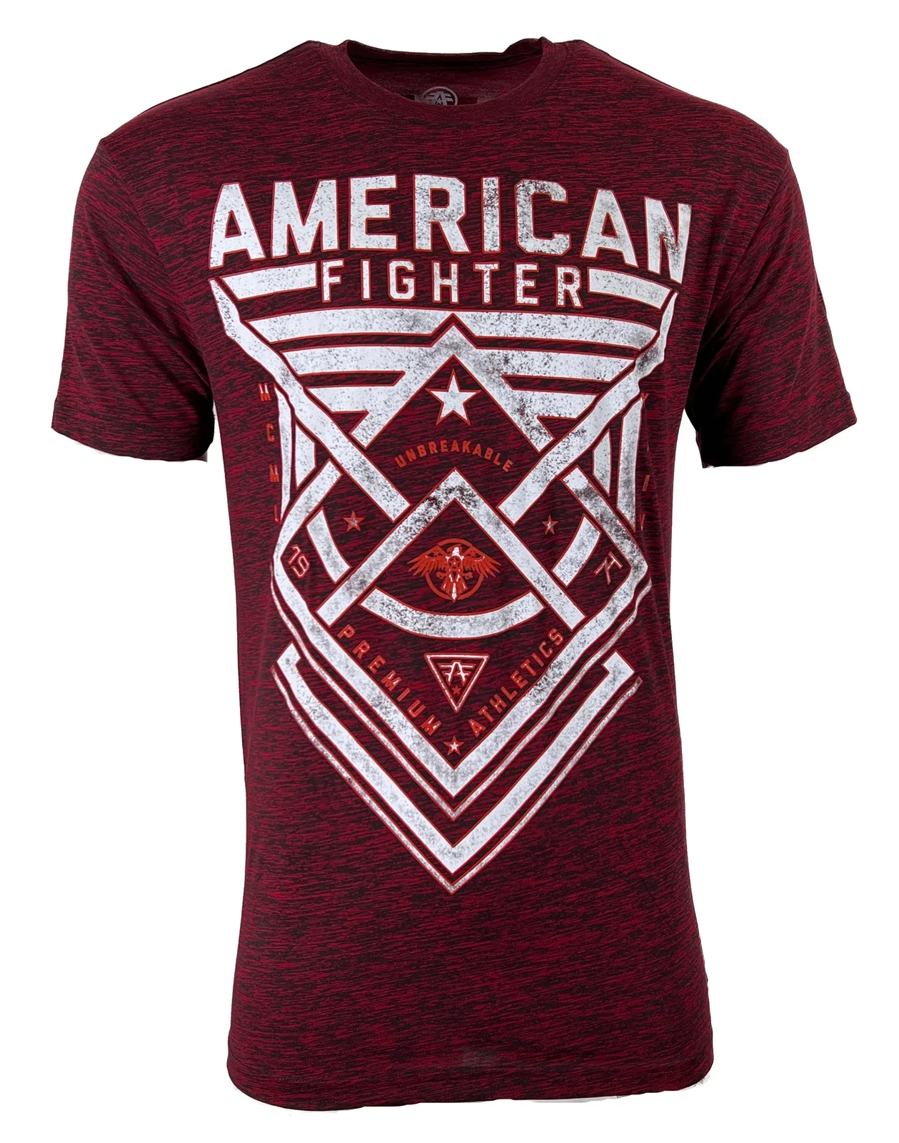 AMERICAN FIGHTER Men's T-shirt DUSTIN Crew Neck Short Sleeve Red
Opens in a new window or tab