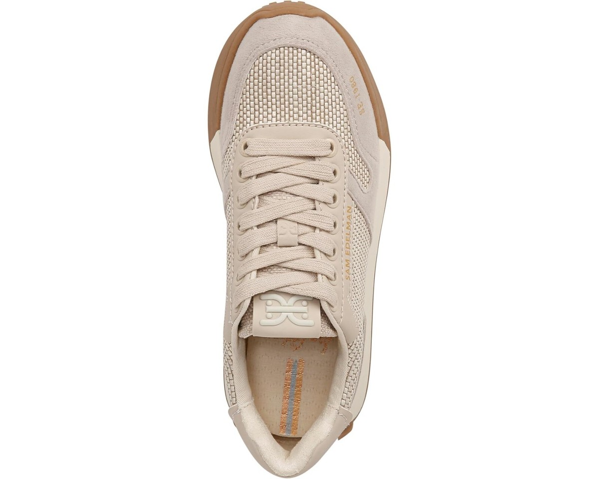 Sam Edelman Z3488 Layla Women's Limestone/Light Natural Sneakers
