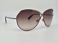 Diane Von Furstenberg DVF107S 203 Gold Frame Brown Gradient Lens Sunglasses 64mm