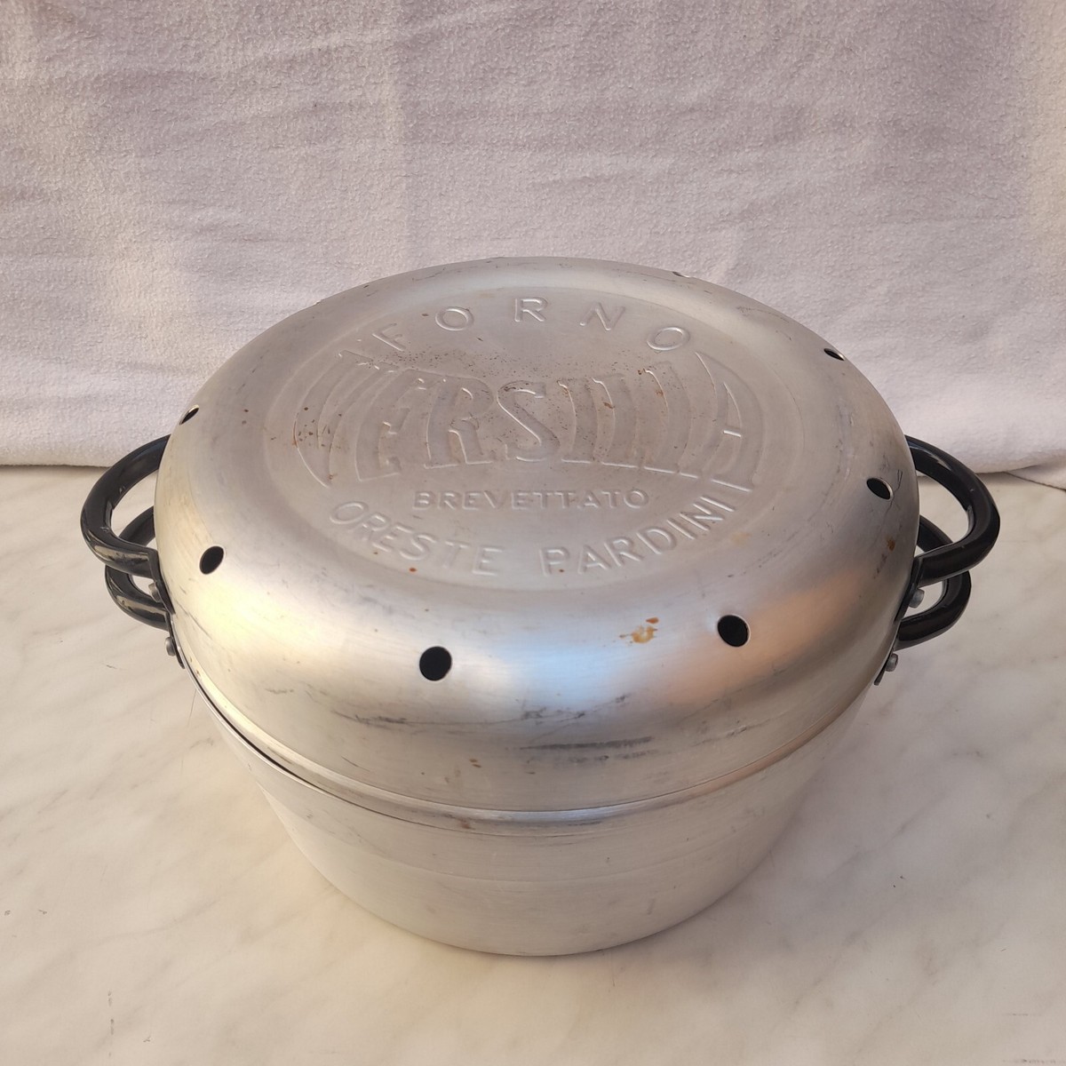 Pardini Forno Versilia In Alluminio - Diametro 26 Cm, Grigio, Per Cucina Tradizionale - Foto 3