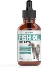 iVitamins Fish Oil for Cats - Supports Joint Function Skin Coat - 1 fluid ounce