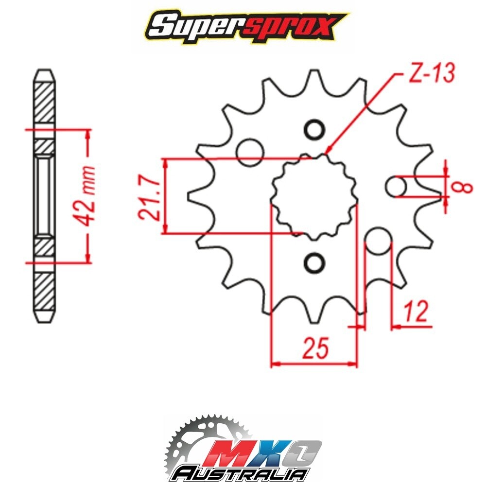 Supersprox Front Sprocket 18T for Kawasaki ZX-9R 1994-2001 >530 | eBay