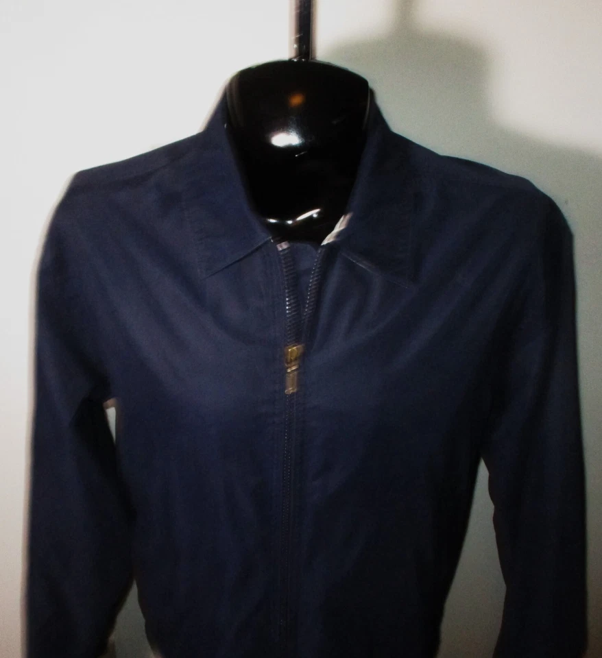 CROFT & BARROW Blue Full Zip Jacket Men's Size M NWOT - Image 2 of 4