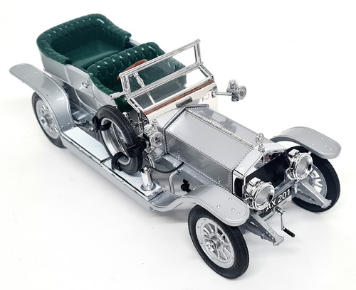 Franklin 1/24 - Rolls Royce Silver Ghost 1907 Silver Diecast Scale Model Car - Picture 9 of 9