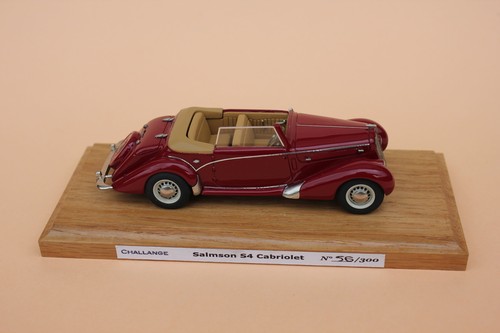 Salsom S4 Car Convertible Burgundy 1/43 Heco Miniatures Challange - Picture 3 of 9