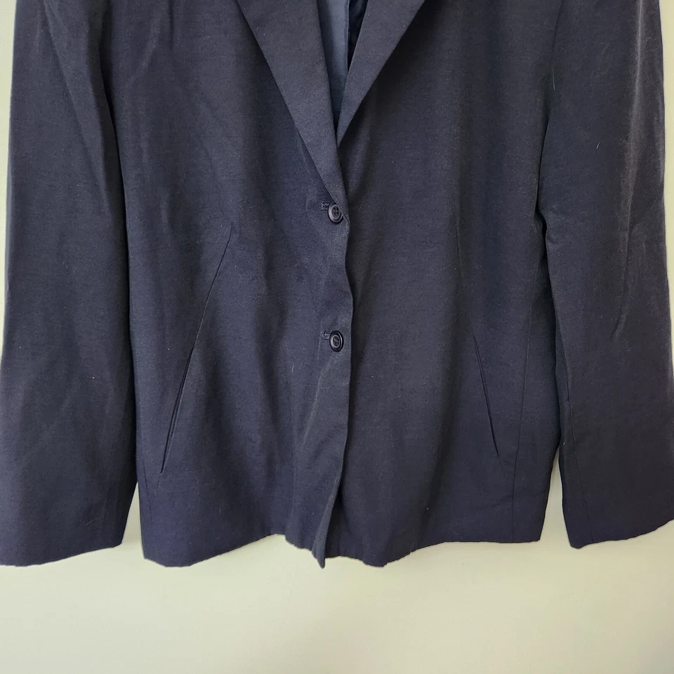 Chaqueta de vestir acolchada para mujer NORTON azul marino talla 8 Foto 3 de 4