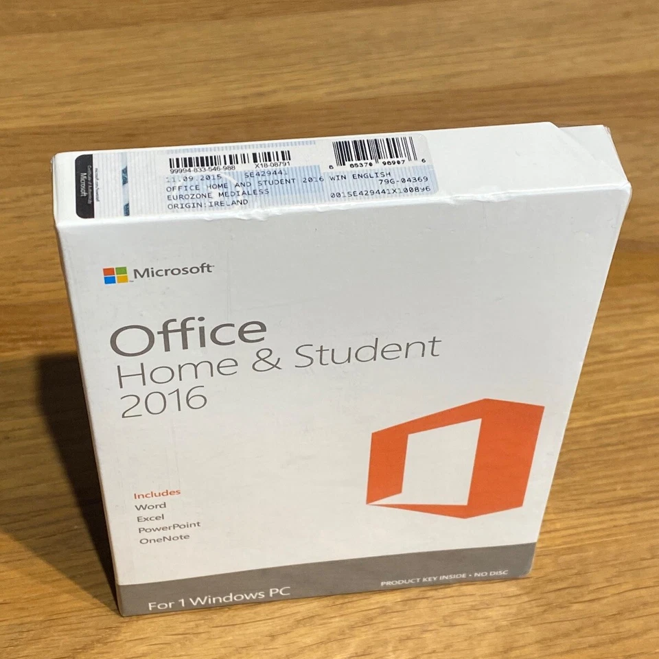 Microsoft Office 2016 Home Student Word Excel PowerPoint Lifetime Sealed - Image 4 of 4
