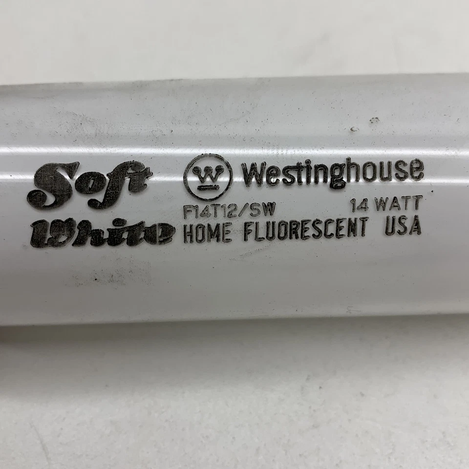 Westinghouse F14T12/SW Soft White Home Fluorescent Lamp Light Bulb 14W Black Cap - Image 4 of 4