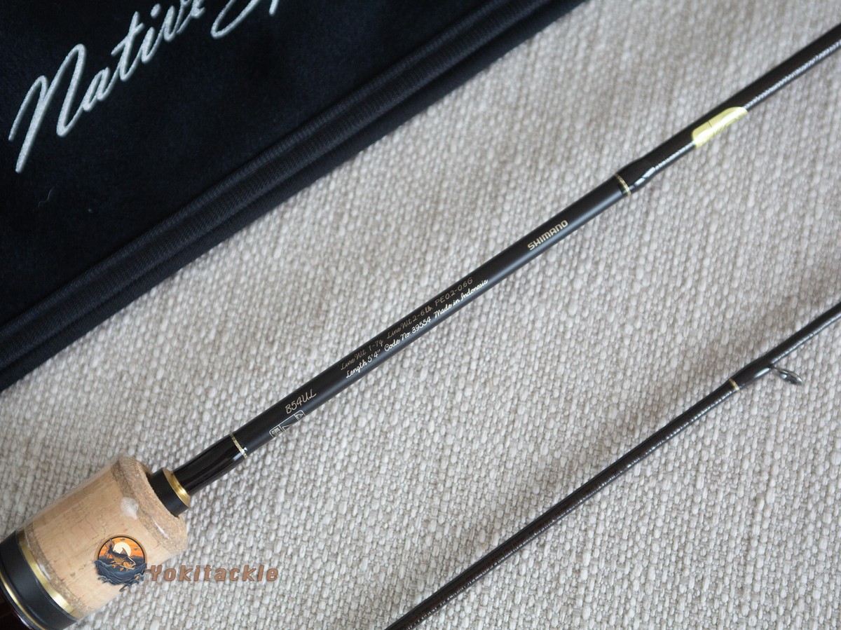 Shimano CARDIFF NATIVE SPECIAL B54UL Baitcasting Rod for Trout | eBay