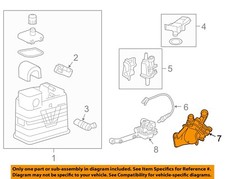 GM OEM 11-12 Regal Emission System Emission Components-A.I.R. Pump 12634644