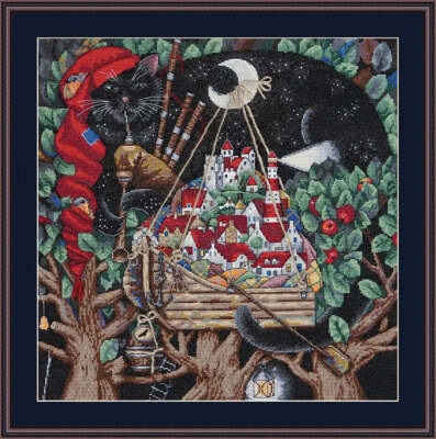 Merejka Counted Cross-Stitch Kit The Old Melody K-112