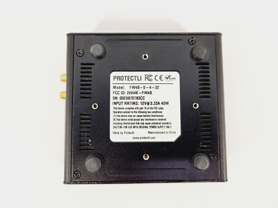 PROTECTLI THE VAULT Model FW4B-0-4-32 Opensource Firewall