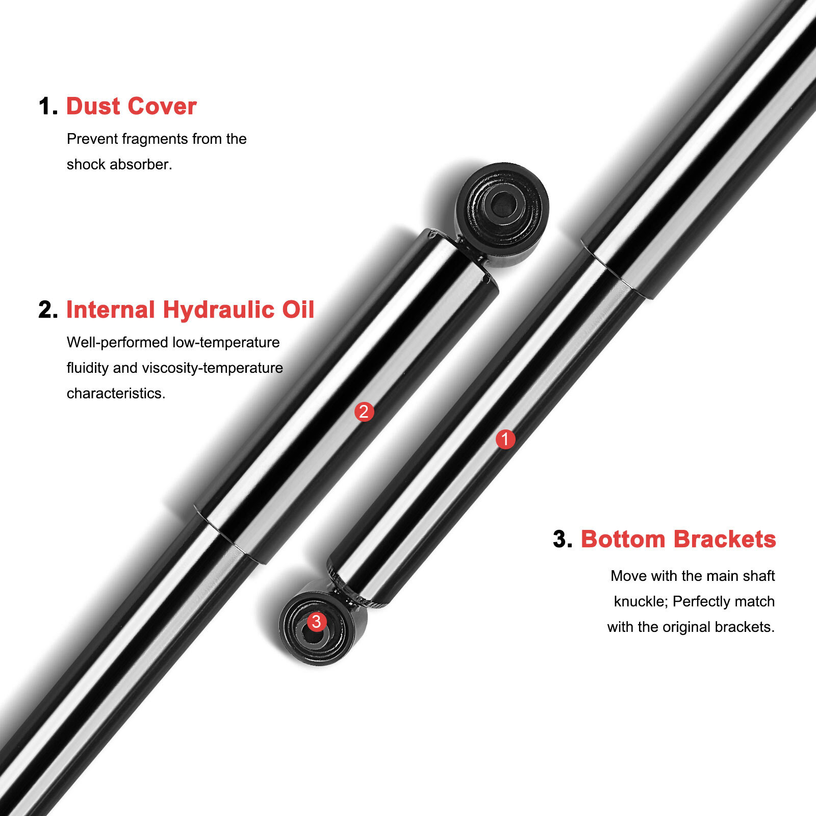 4Pcs Front & Rear Complete Strut & Coil Spring Assembly for Toyota Tundra 4WD