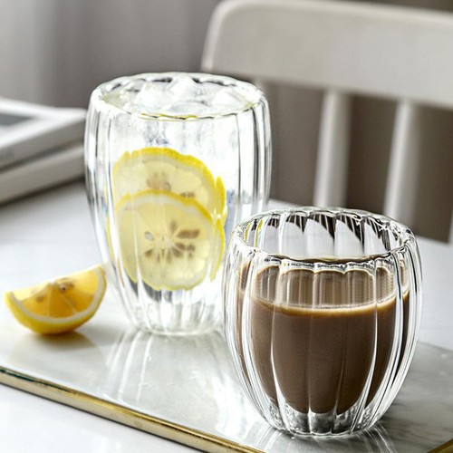 Double Wall Insulated Glasses Thermal Coffee Glass Mug Tea Cup 250/350/450ML - Picture 13 of 19