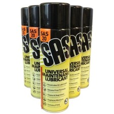 12 x 500ML SAS20 Universal Maintenance Spray Car Motorbike Penetrating Lube