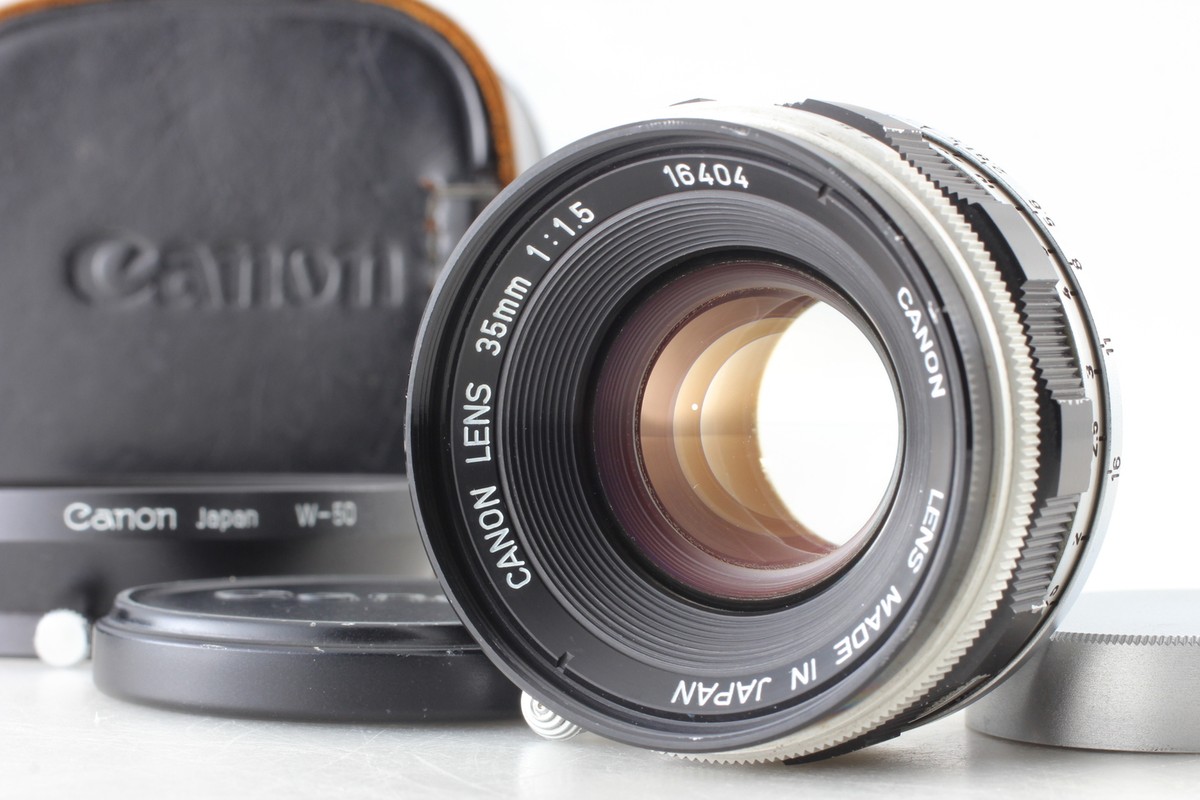 【激レア！】　Canon L 35mm f/1.5　L39 レンズ　キャノン 作例多数あり】キヤノン CANON 35mm F1.5 ライカL 39マウント 前