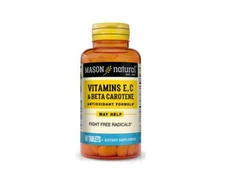 Mason Natural Vitamin E, C & A, High Potency Antioxidant Formula 60 Tablets