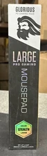 Glorious Large Gaming Mouse Mat/Pad - Stitched Edges, G-L-Stealth