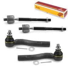 Inner & Outer Tie Rod End Set for 2002-2010 Lexus SC430 EV800543 ES80584 4 PCS