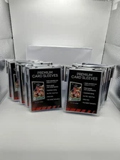 Ultra Pro PREMIUM Soft Sleeves 10 Packs of 100 for Standard Cards, 1000 total